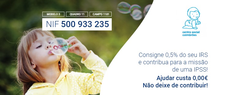 Consigne 0.5% do seu IRS